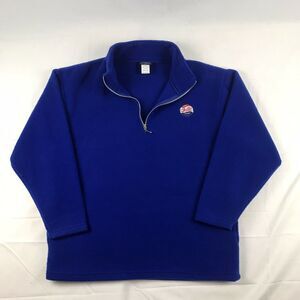 vintage pepsi fleece‎ pullover 1/4 zip large usa 1997